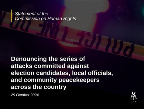Statement of the Commission on Human Rights denouncing the .